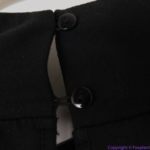 NEW Eloquii black T Neck‎ Easy Dress With Flounce, 26 - Picture 10 of 12